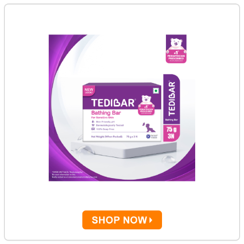 Torrent Pharma Tedibar Moisturising Baby Bathing Bar Torrent Pharma Tedibar Moisturising Baby Bathing Bar