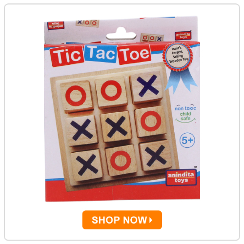 Anindita Toys Tic Tac Toe Game Set Anindita Toys Tic Tac Toe Game Set