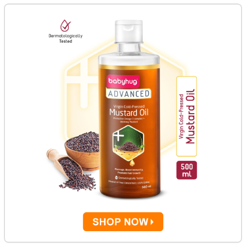 Babyhug Advanced Cold Pressed Virgin Mustard Oil Babyhug Advanced Cold Pressed Virgin Mustard Oil