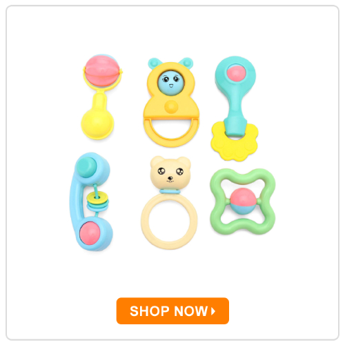 Babyhug Cute Animal Shaped Baby Rattle Set Babyhug Cute Animal Shaped Baby Rattle Set