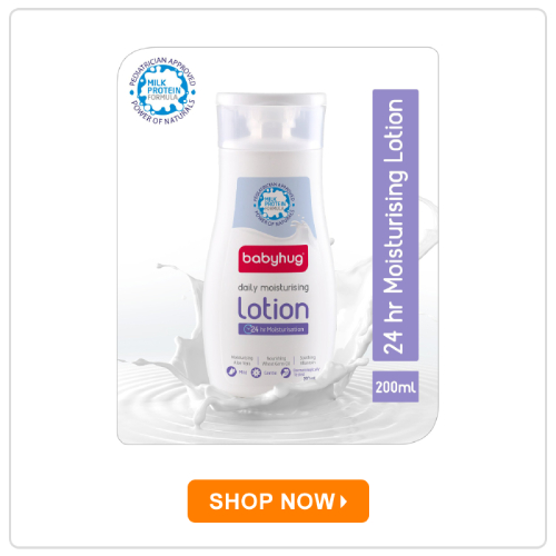 Babyhug Milk Protein Formula Daily Moisturising Milky Lotion