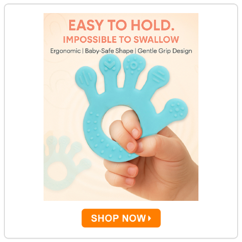 Babykins Palm Shaped Silicone Teether