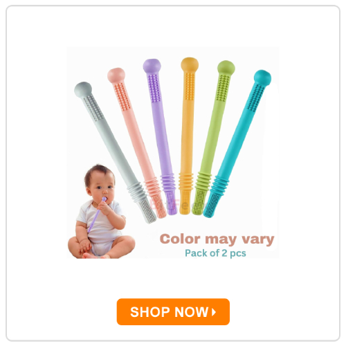 BitFeex Teether Toothbrush Hollow Teether Tube BitFeex Teether Toothbrush Hollow Teether Tube