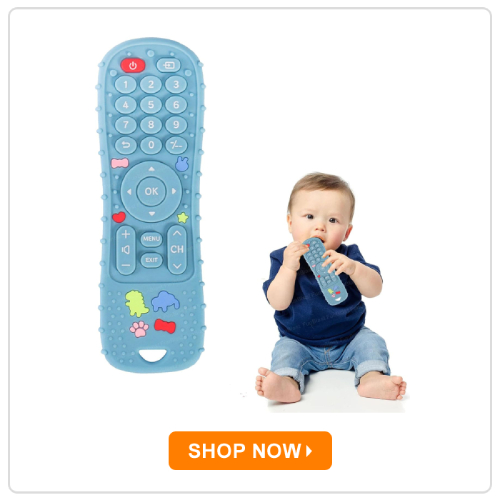 FunBlast Remote-Shaped Silicone Teether