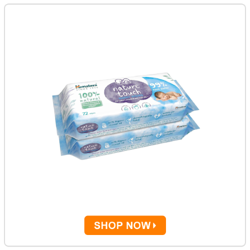 Himalaya Babycare Nature Touch Water Unscented Baby Wipes Himalaya Babycare Nature Touch Water Unscented Baby Wipes