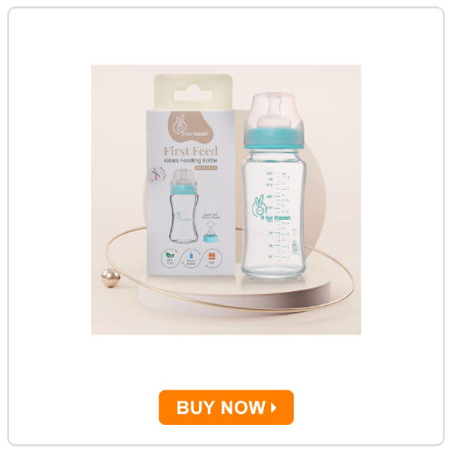 R for Rabbit First Feed Glass Feeding Bottle R for Rabbit First Feed Glass Feeding Bottle