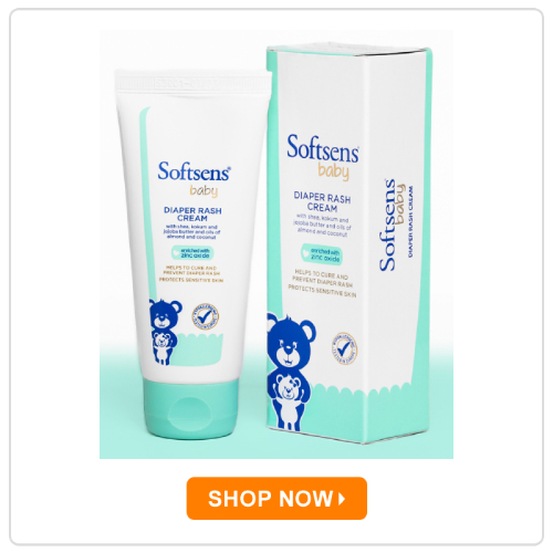 Softsens Baby Natural Diaper Rash Cream Softsens Baby Natural Diaper Rash Cream