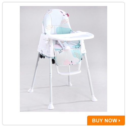 Babyhug 3 in 1 Comfy High Chair with Printed Cushion