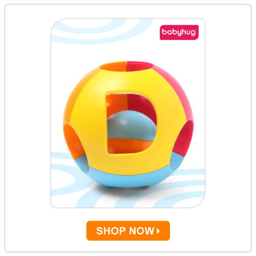 Babyhug Colorful Action Rattle Ball Babyhug Colorful Action Rattle Ball