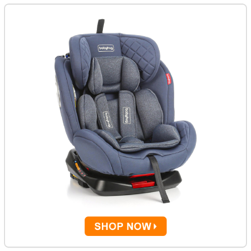 Babyhug Kids Convertible & 360 Degree Rotating Isofix Car Seat