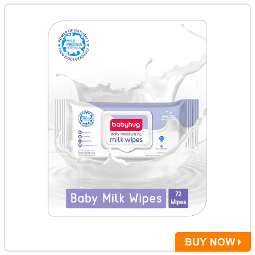 Babyhug Milk Daily Moisturising Baby Wet Wipes - Review