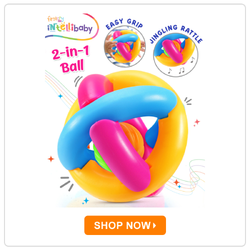 Intellibaby Grip Rattle Ball Intellibaby Grip Rattle Ball