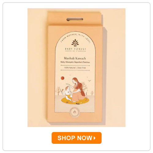 BABY FOREST Mashak Kawach Natural Repellent Mosquito Patches