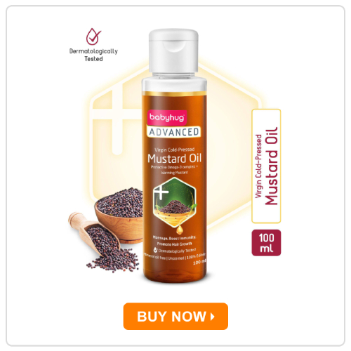 Babyhug Advanced Cold Pressed Virgin Mustard Oil 