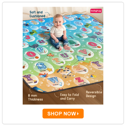 Babyhug Bubble Theme Print Waterproof Floor Mat