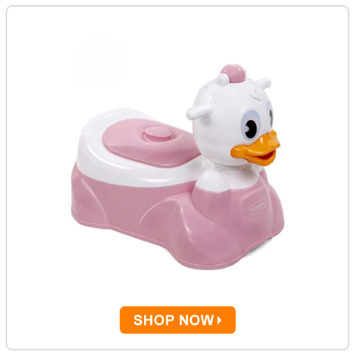 Babyhug Duckling Potty chair with Music - Pink