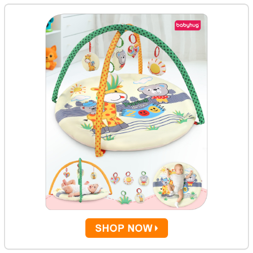 Babyhug Play Gym with Hanging Toys