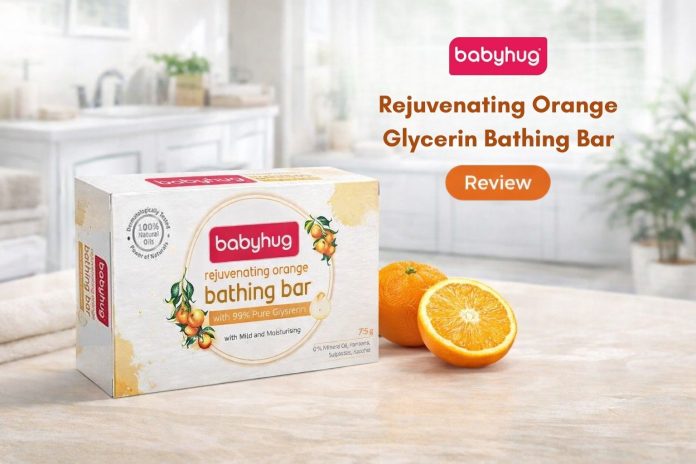 Babyhug Rejuvenating Orange Glycerin Bathing Bar