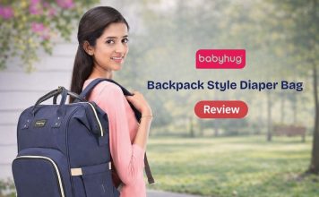 Babyhug Backpack Style Diaper Bag