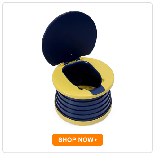 Fab N Funky Foldable Potty Chair - Blue