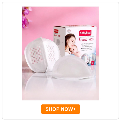Babyhug Reusable 3 Layer Bamboo Breast Pads
