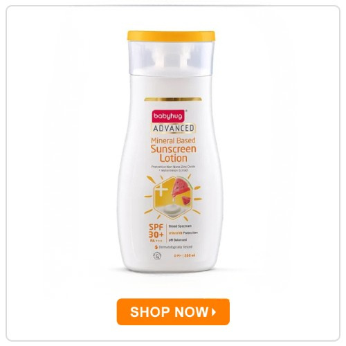 Babyhug Advanced Mineral Based Sunscreen Lotion