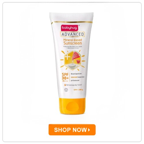 Babyhug Advanced Mineral Based Sunscreen 