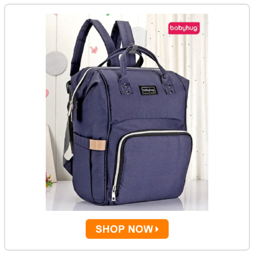 Babyhug Backpack Style Diaper Bag 