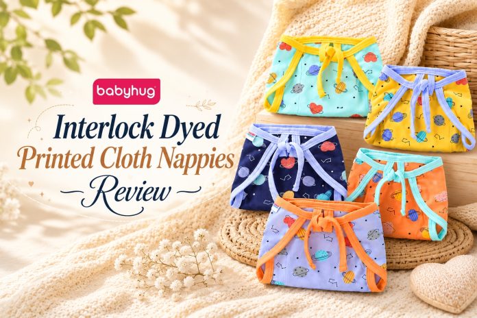 Babyhug Interlock Dyed Printed Cloth Nappies