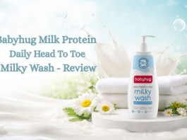 Babyhug Milk Protein Daily Head To Toe Milky Wash - Review