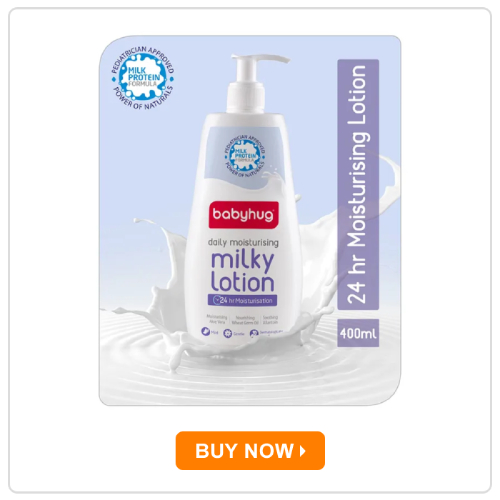 Babyhug Milk Protein Formula Daily Moisturising Milky Lotion