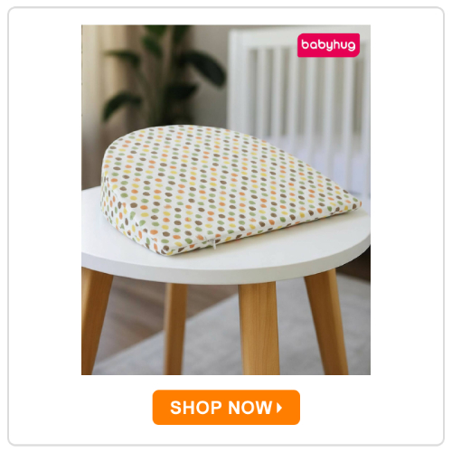 Babyhug Premium Memory Foam Pregnancy Wedge Pillow