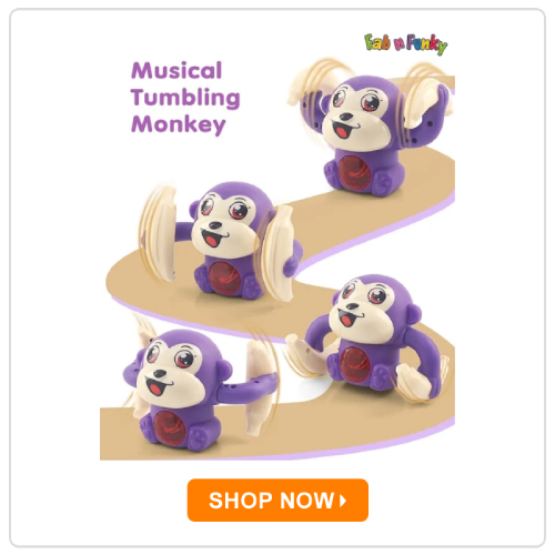 Fab N Funky Tumbling Monkey
