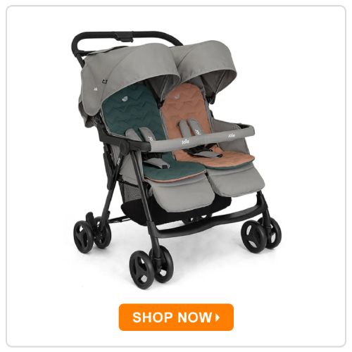 Joie Stroller Aire Twin Pebble Birth+