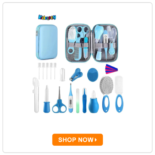 Kidology 24-Piece Baby Grooming Kit - Blue