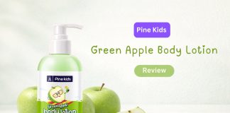 Pine Kids Green Apple Body Lotion