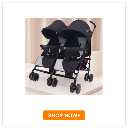 R for Rabbit Ginny and Johnny Twin Baby Stroller & Pram