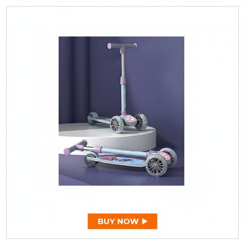 Fab N Funky 3 Wheel Foldable Kids Scooter