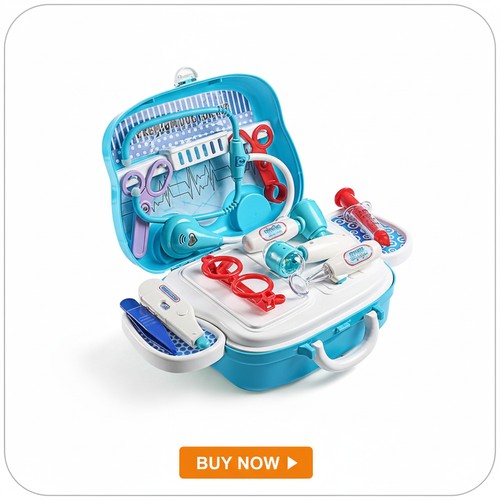 Babyhug Pretend Play Doctor Set with LED Lights