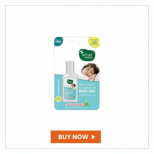Mother Sparsh Baby Natural Vapour Complete Cold Relief Roll-On - Review 