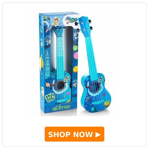 Sunny Space Print Musical Guitar 