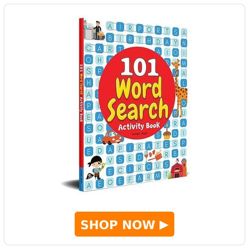 3. Wonder House Books 101 Word Search Activity Book