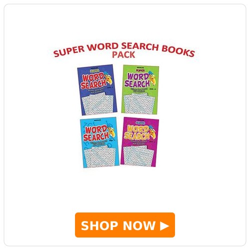 Dreamland Super Word Search 4 Books Pack