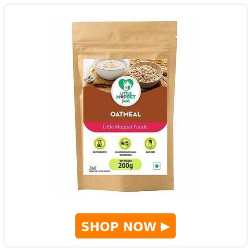 Little Moppet Foods Organic Oatmeal for Babies