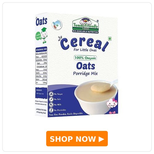 Tummy Friendly Foods Organic Oats Porridge