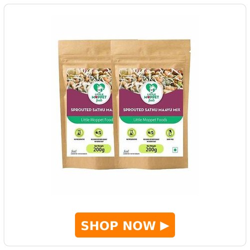 Little Moppet Foods Sprouted Sathu Maavu