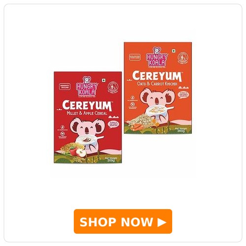 Hungry Koala Cereal Made with Millet Apple Oats & Carrot