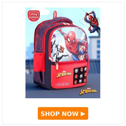 Play Nation Marvel Spiderman School Backpack