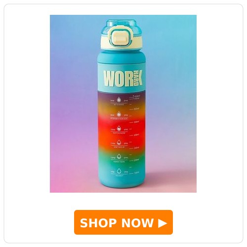 Fab N Funky Motivational Water Bottle