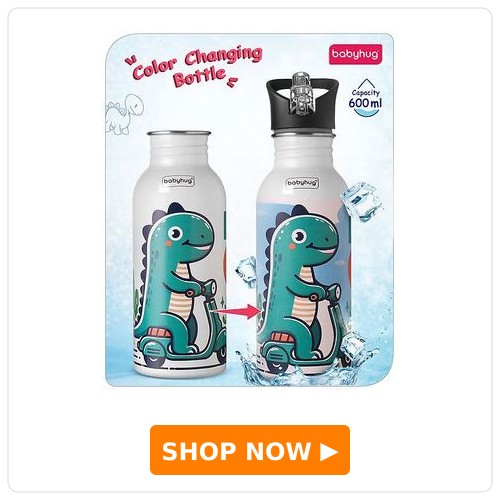 Babyhug Dino Theme Magic Bottle